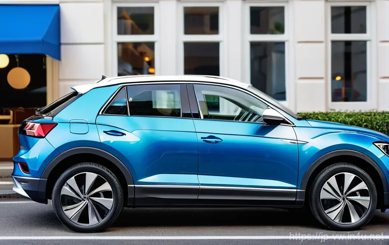 폭스바겐 제타와 폭스바겐 티록 비교 - **Prompt 1: Volkswagen T-Roc - Urban Style and Dynamic Life**
    "A vibrant, eye-catching two-tone ...